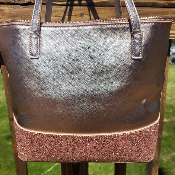 Kate Spade Brown and Gold Tote Bag - Picture 2 of 9